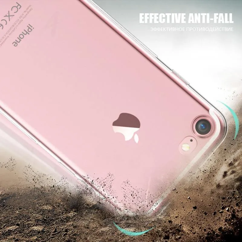 H&A Ultradünne transparente Hülle für Apple iPhone 8 7 plus 6 6s Plus se Hüllen Klare weiche TPU-Abdeckung für iPhone 5 5s se Handyhülle