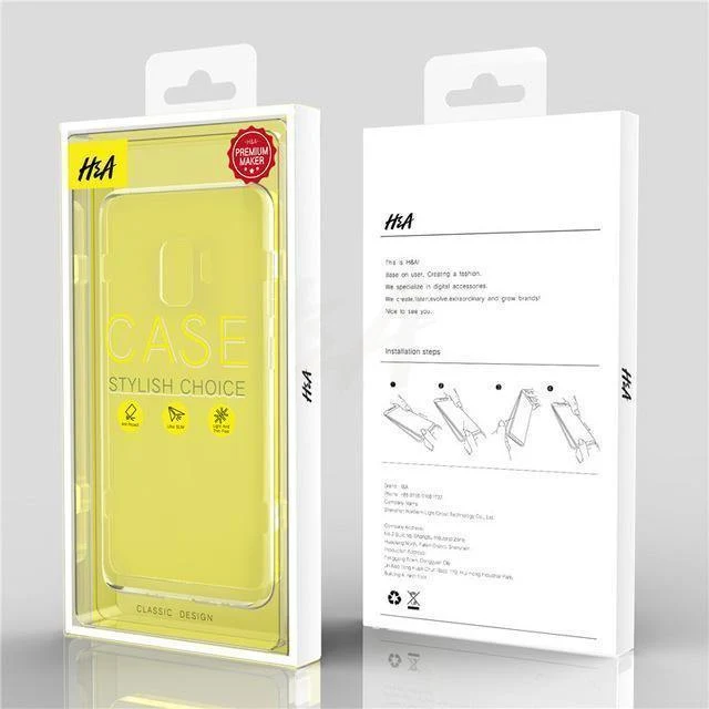 H&A Hülle für Samsung Galaxy S9 S8 Plus S6 S7 Edge Note 9 8 Dünn HD Transparent Weiche TPU Handyhülle für Samsung S9 S8 Plus Cover
