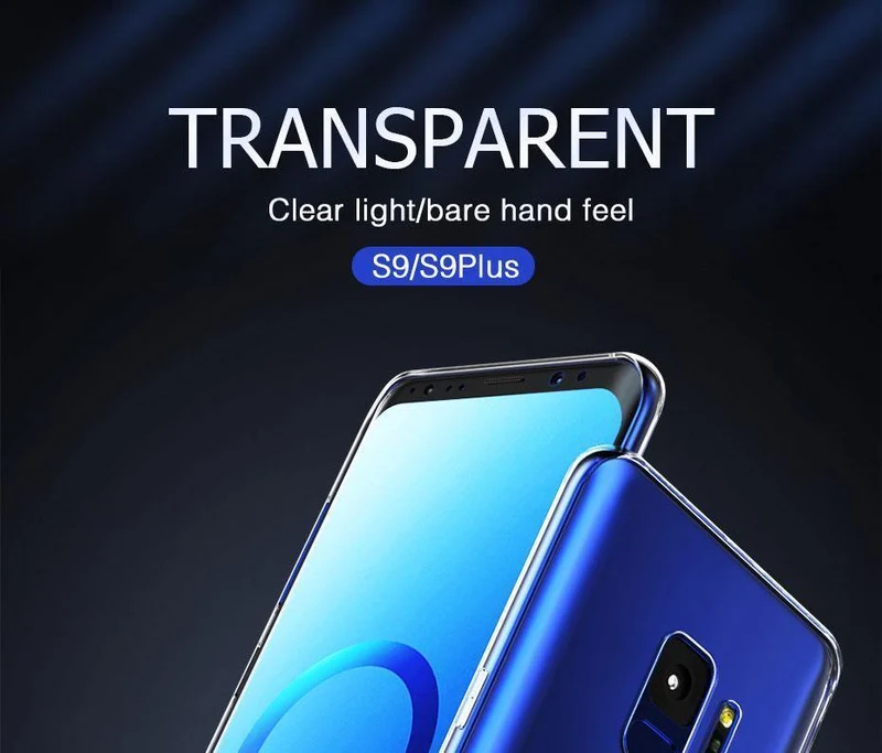 H&A Hülle für Samsung Galaxy S9 S8 Plus S6 S7 Edge Note 9 8 Dünn HD Transparent Weiche TPU Handyhülle für Samsung S9 S8 Plus Cover