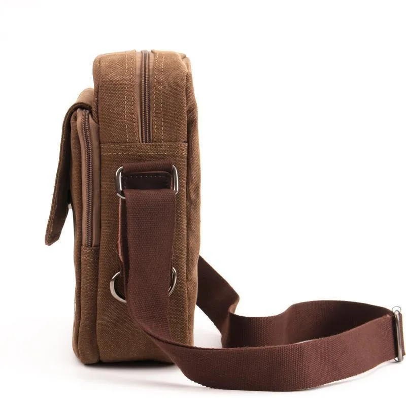 Männer Casual Messenger Bag Hohe Qualität Leinwand Umhängetaschen Für Männer Geschäftsreisen Crossbody-Bag