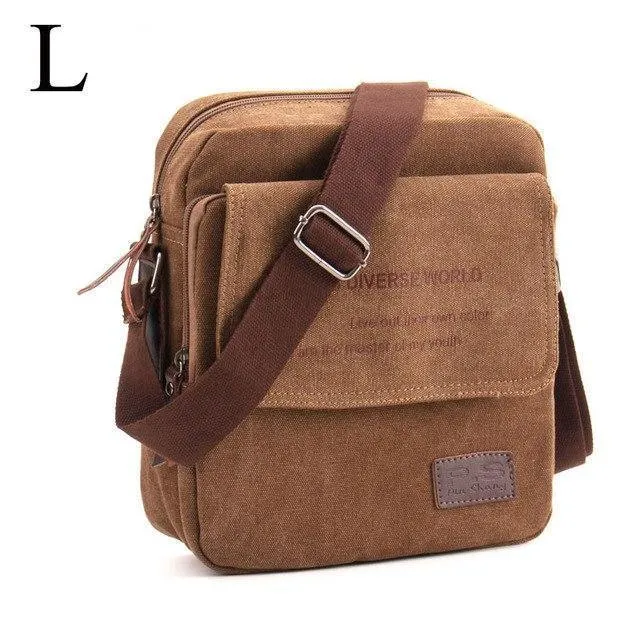 Männer Casual Messenger Bag Hohe Qualität Leinwand Umhängetaschen Für Männer Geschäftsreisen Crossbody-Bag