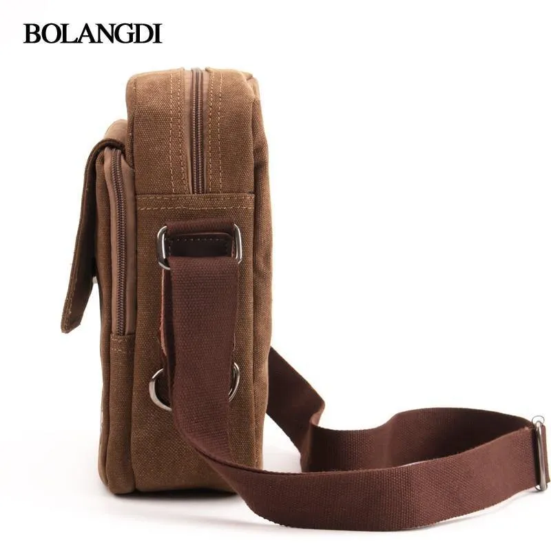 Männer Casual Messenger Bag Hohe Qualität Leinwand Umhängetaschen Für Männer Geschäftsreisen Crossbody-Bag