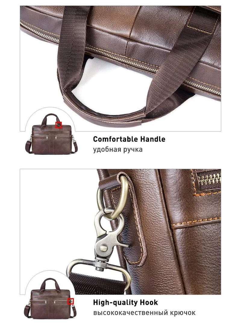 Männer Taschen Echtes Leder Umhängetasche männlichen umhängetasche männer Schulter Tasche Business Aktentasche Computer männer Taschen Totes