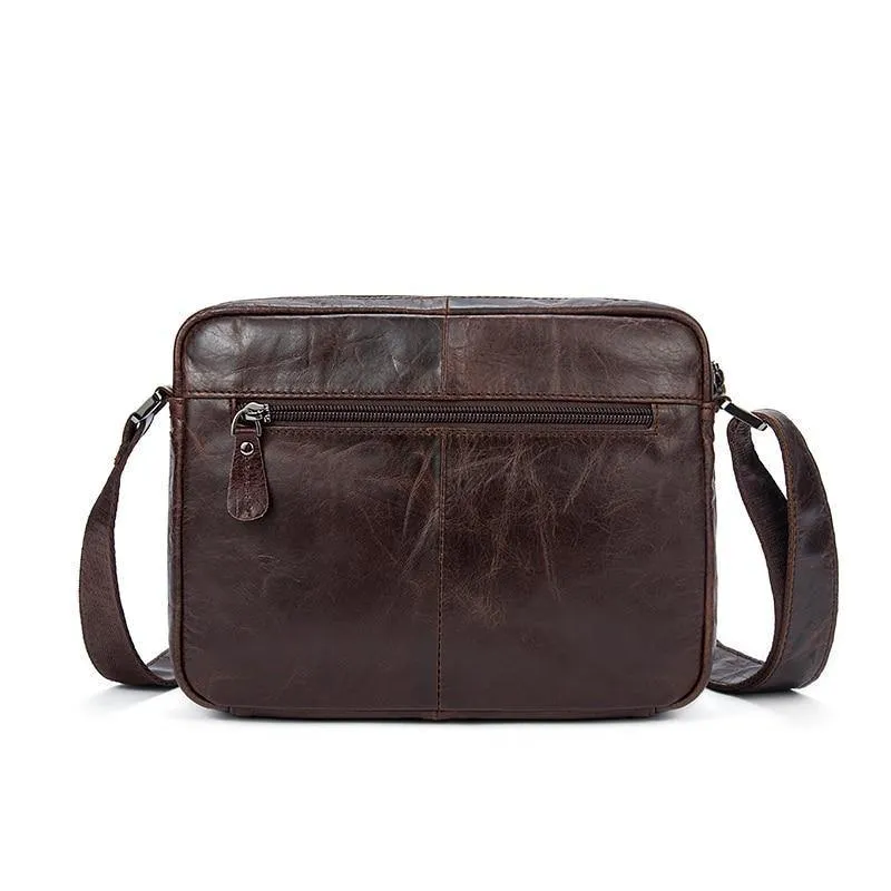 Herren Umhängetasche aus echtem Leder für Herren, kleine Umhängetasche für Männer, Messenger Bags für Männer, Leder 8931