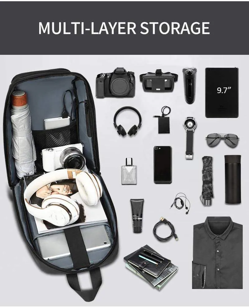Schwarz Brust Packs Männer USB Lade Casual Schulter Umhängetaschen Wasser Abweisend Reise Umhängetasche Männlichen n1820