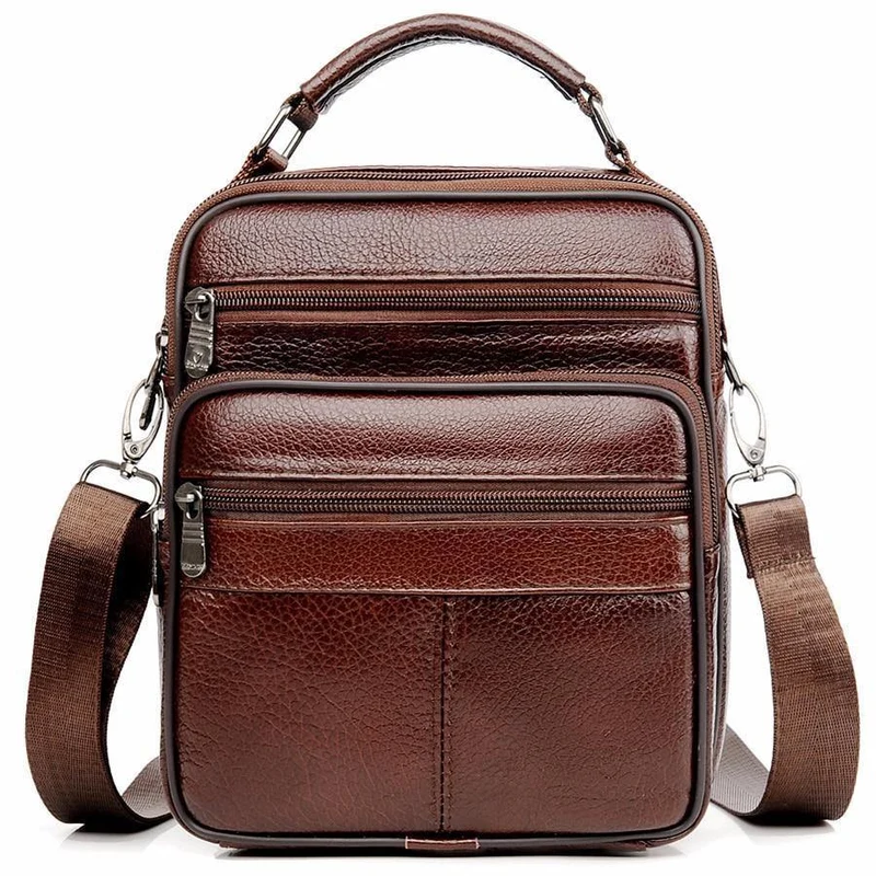 Leder Männer Handtasche Schulter Tasche Heißer Verkauf Kuh Leder Tasche Vintage Casual Stil Flap Taschen männer Umhängetasche