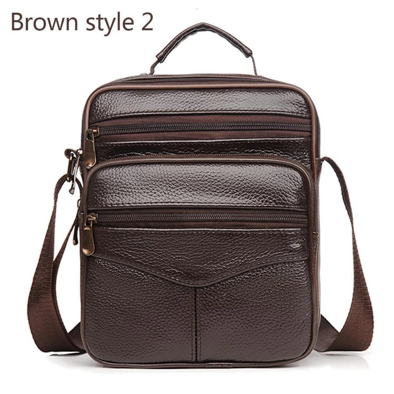 Leder Männer Handtasche Schulter Tasche Heißer Verkauf Kuh Leder Tasche Vintage Casual Stil Flap Taschen männer Umhängetasche
