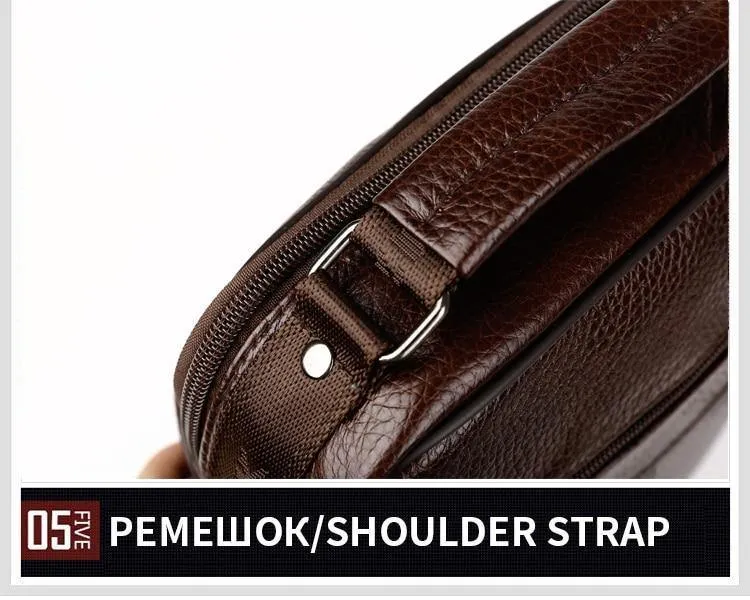 Leder Männer Handtasche Schulter Tasche Heißer Verkauf Kuh Leder Tasche Vintage Casual Stil Flap Taschen männer Umhängetasche