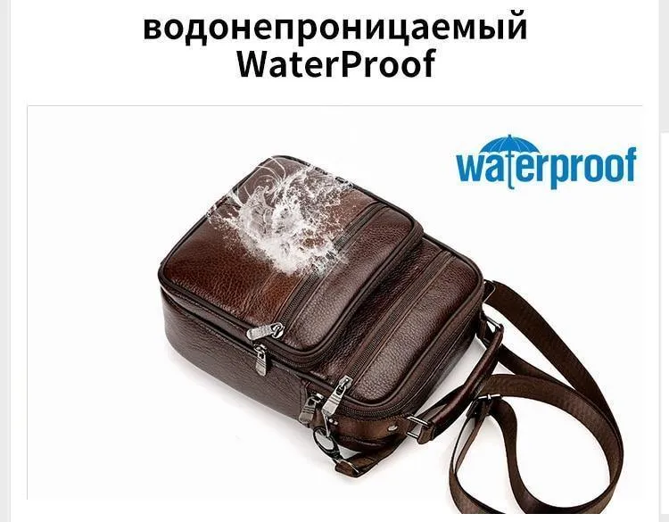 Leder Männer Handtasche Schulter Tasche Heißer Verkauf Kuh Leder Tasche Vintage Casual Stil Flap Taschen männer Umhängetasche