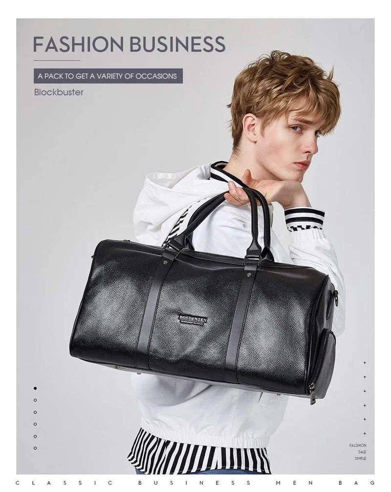 Männer Reisetaschen Reisetasche für die Nacht Wochenendreise Große Tragetaschen Umhängetaschen Reisetaschen