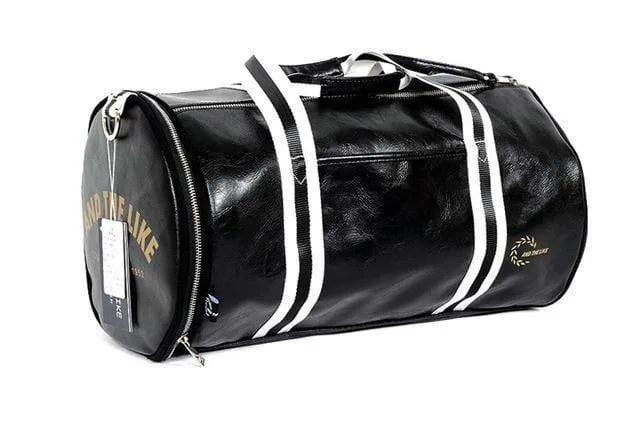 Reisegepäcktasche mit Unabhängigen Schuhe Lagerung Frauen Fitness Tasche Pu-leder Druck Basketball Training Bag XA253WC