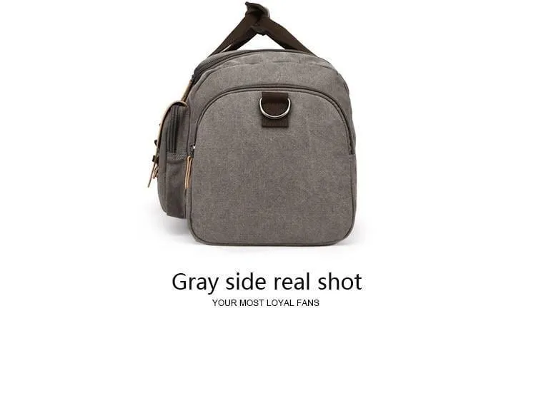 Leinwand Leder Männer Reisetasche Europäischen Stil Reisetaschen Handtasche Hohe Kapazität Umhängetasche Travel Crossbody Baggage