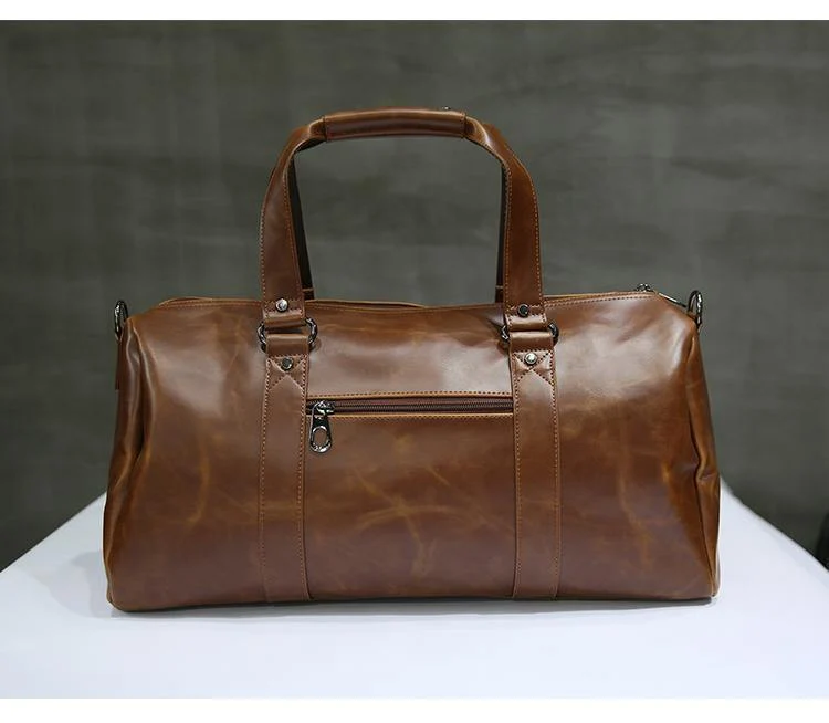 Herren-Reisetaschen, Kaffee-Eimer-Handtaschen, Umhängetasche, große Herren-Business-Gepäcktasche