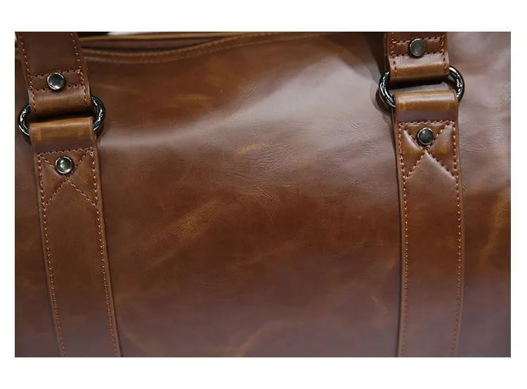 Herren-Reisetaschen, Kaffee-Eimer-Handtaschen, Umhängetasche, große Herren-Business-Gepäcktasche