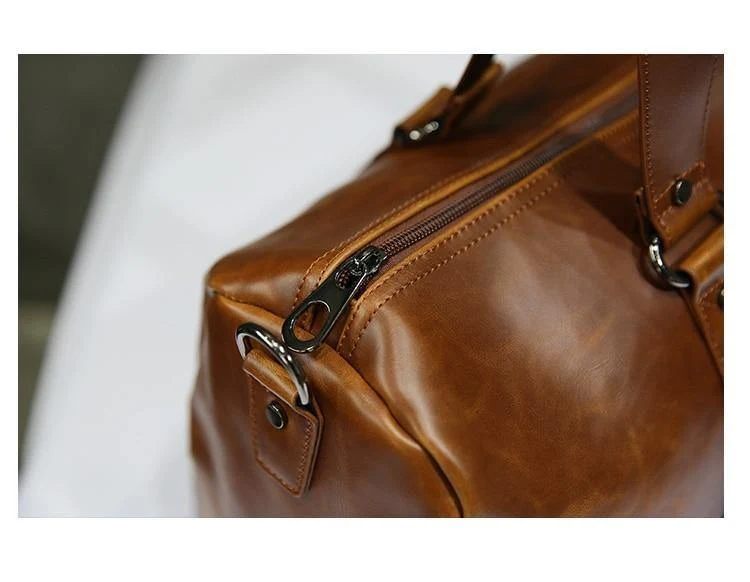 Herren-Reisetaschen, Kaffee-Eimer-Handtaschen, Umhängetasche, große Herren-Business-Gepäcktasche