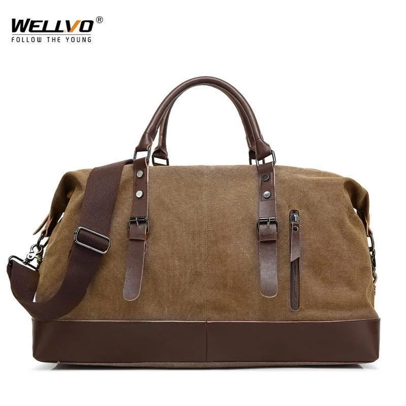 Herren Reisetasche Handgepäck Seesäcke Große Reisetasche Patchwork Weekend Crossbody Tasche