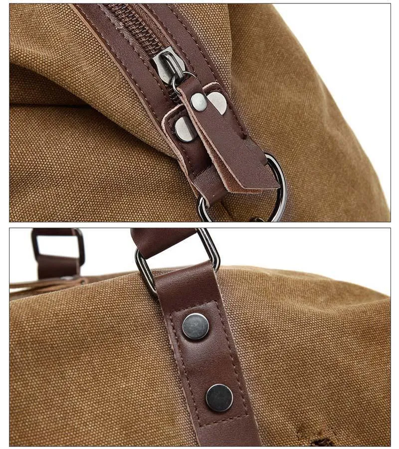 Herren Reisetasche Handgepäck Seesäcke Große Reisetasche Patchwork Weekend Crossbody Tasche