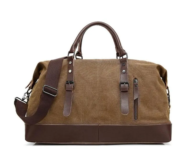 Herren Reisetasche Handgepäck Seesäcke Große Reisetasche Patchwork Weekend Crossbody Tasche