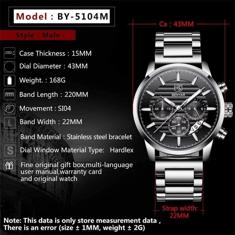 Herrenuhren Top-Marke Luxury Business Wasserdicht Sport Chronograph Quarz Braun Gold Männliche Uhr Relogio Masculino 2019