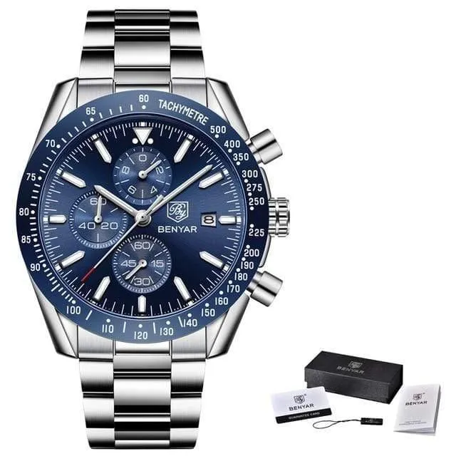 Herrenuhr Top-Marke Luxus Voller Stahl Business Quarzuhr Männer Casual Wasserdichte Sportuhren Uhr Relogio Masculino