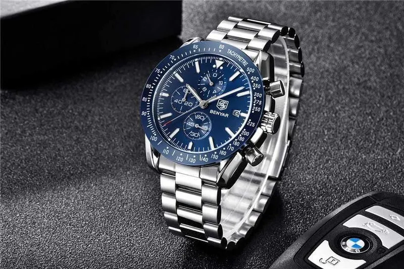 Herrenuhr Top-Marke Luxus Voller Stahl Business Quarzuhr Männer Casual Wasserdichte Sportuhren Uhr Relogio Masculino