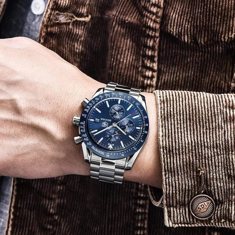 Herrenuhr Top-Marke Luxus Voller Stahl Business Quarzuhr Männer Casual Wasserdichte Sportuhren Uhr Relogio Masculino