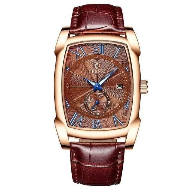 Männer Uhren männer Militär Uhr Relogio Masculino Braun Leder Armbanduhren 2019 Neue Stil Erkek Kol Saati