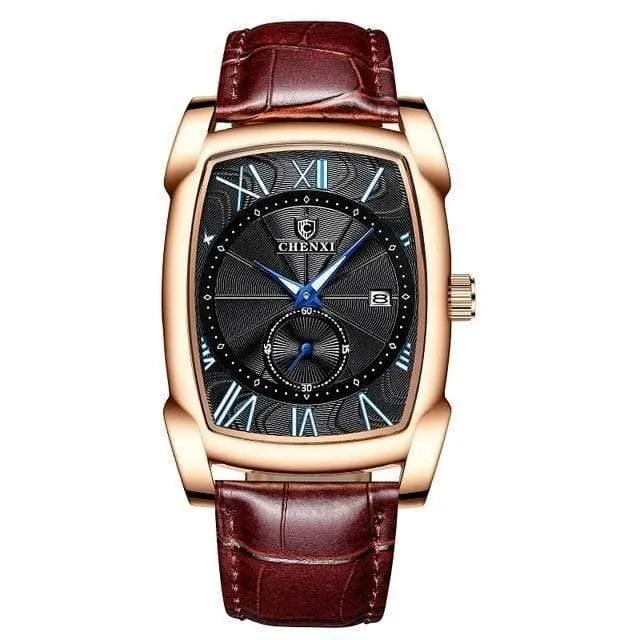 Männer Uhren männer Militär Uhr Relogio Masculino Braun Leder Armbanduhren 2019 Neue Stil Erkek Kol Saati