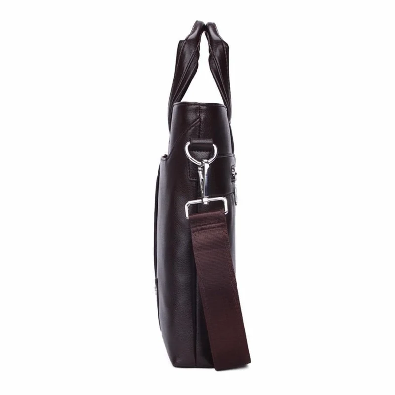 Herren-Aktentasche aus Leder, solide, große Business-Man-Tasche, Laptop-Handtasche, Pasta Executiva Masculino