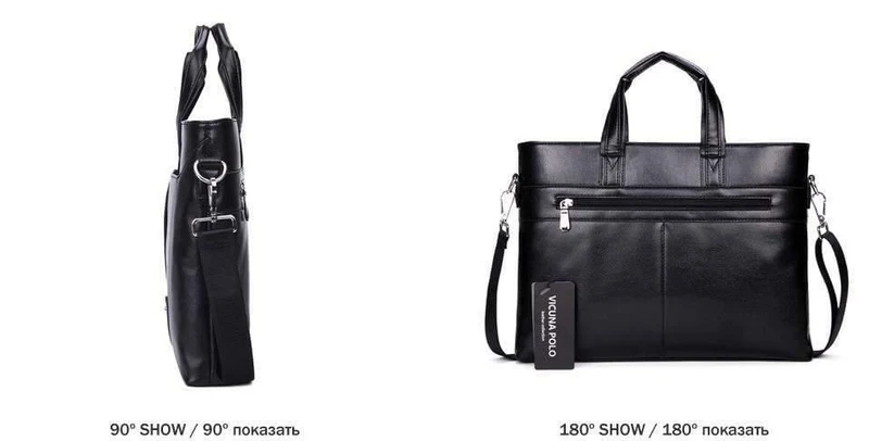 Herren-Aktentasche aus Leder, solide, große Business-Man-Tasche, Laptop-Handtasche, Pasta Executiva Masculino