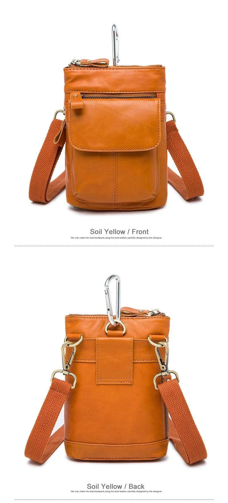 Herren Taschen Echtes Leder Taillenpaket Kleine Umhängetasche Herren Umhängetaschen Gürtel Handytasche Tasche Männliche Tasche 8868