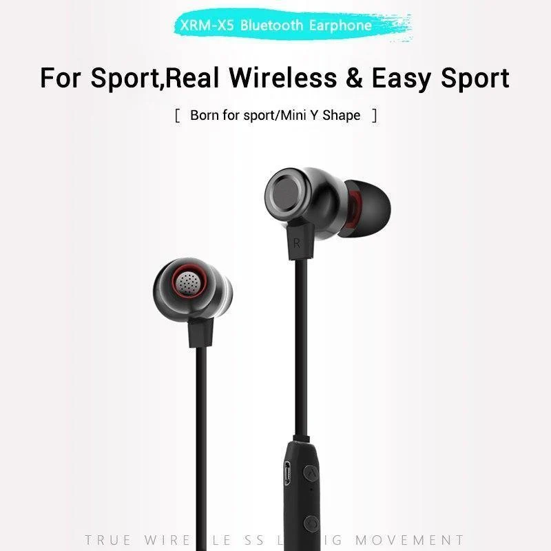 ROCK Wireless Bluetooth Kopfhörer Nackenbügel Sport Stereo Ohrhörer Wasserdicht Running Headset mit Mikrofon für iPhone Samsung