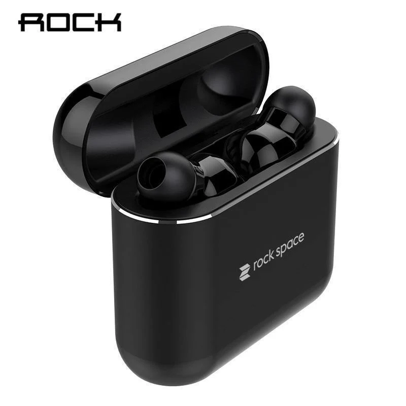 ROCK Twins True Wireless Earbuds Mini Bluetooth Kopfhörer 5.0 In-Ear-Stereo-Headset TWS mit Ladebox