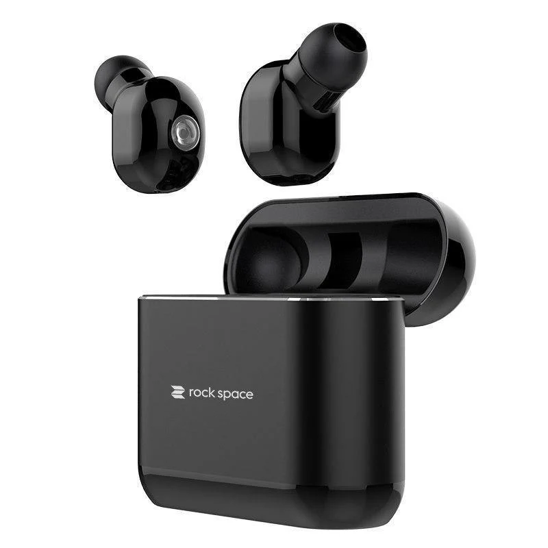 ROCK Twins True Wireless Earbuds Mini Bluetooth Kopfhörer 5.0 In-Ear-Stereo-Headset TWS mit Ladebox