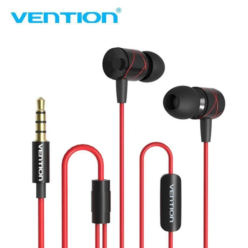 Tions In-Ear-Kopfhörer aus Metall mit Geräuschunterdrückung, In-Ear-Ohrhörer mit Mikrofon für iPhone, Xiaomi, Samsung, Huawei, LG, Mobiltelefon