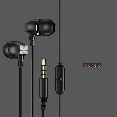 USAMS In-Ear-Ohrhörer 3D Stereo 3.5mm Hochwertige Ohrhörer Ohrhörer Bass-Ohrhörer Wired 1.2m im Ohr-Headset mit Mikrofon