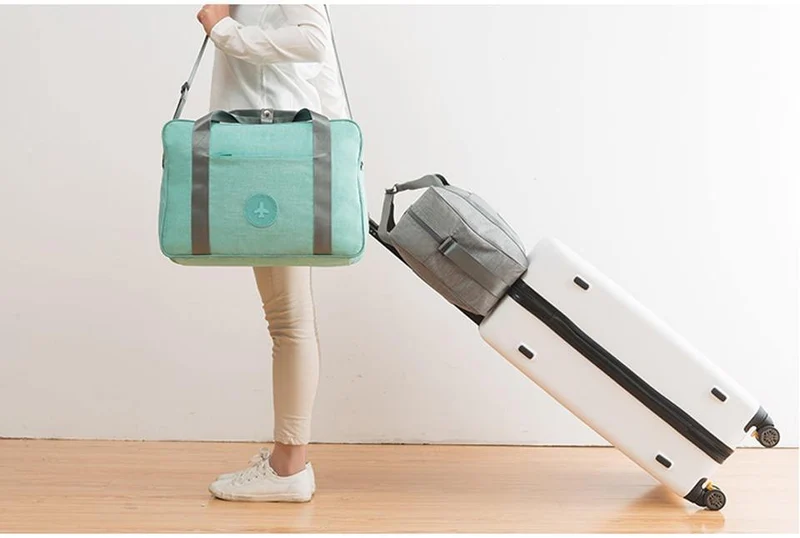 Fashion Folding Travel Bag Handgepäck für Männer und Frauen Duffle Bag Mode Reisetasche 48 * 32 * 16cm
