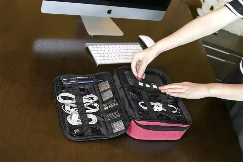 Reisezubehör Taschen Datum Kabel Digital Finishing Tasche Daten Ladegerät Draht Tasche Mp3 Kopfhörer USB-Stick Tasche