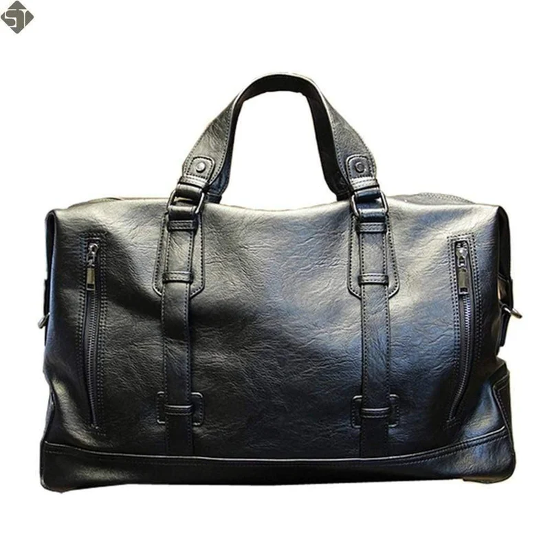 Männer Reisetaschen Markengepäck Wasserdichte Koffer Reisetasche Große Kapazität Taschen lässig Hochleistungs-Lederhandtasche