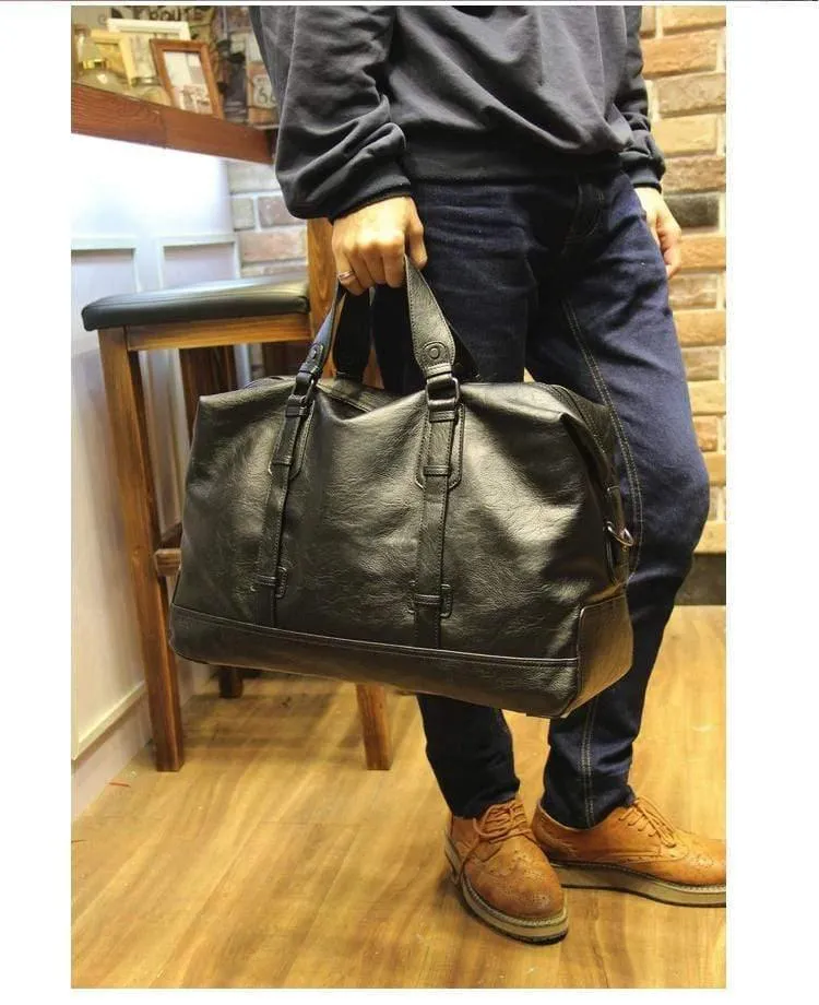 Männer Reisetaschen Markengepäck Wasserdichte Koffer Reisetasche Große Kapazität Taschen lässig Hochleistungs-Lederhandtasche