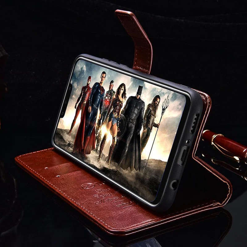 TOMKAS Luruxy Flip Fall für Huawei Mate 20 Lite 360 ​​Schützen Brieftasche Telefon Zurück Abdeckung Silikon + Leder Fall für Huawei Mate 20 Lite