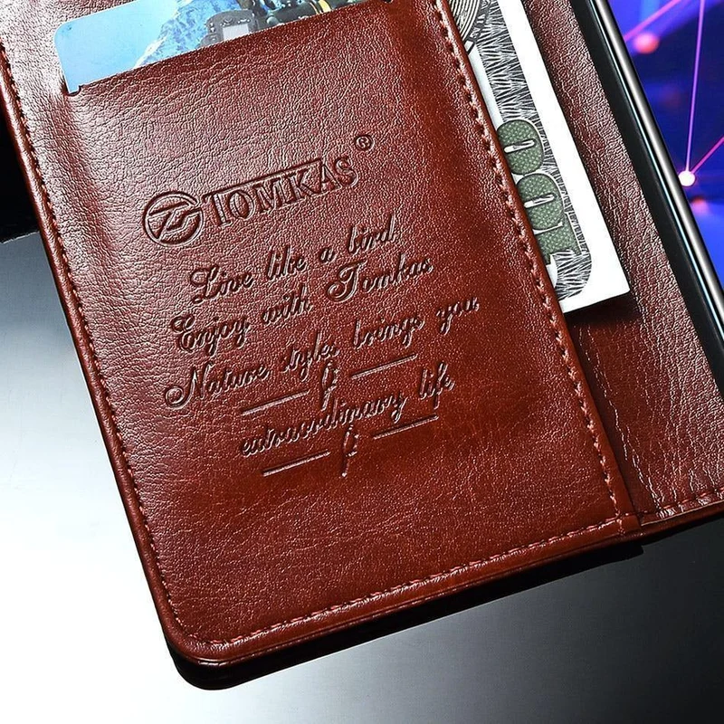 TOMKAS Luruxy Flip Fall für Huawei Mate 20 Lite 360 ​​Schützen Brieftasche Telefon Zurück Abdeckung Silikon + Leder Fall für Huawei Mate 20 Lite