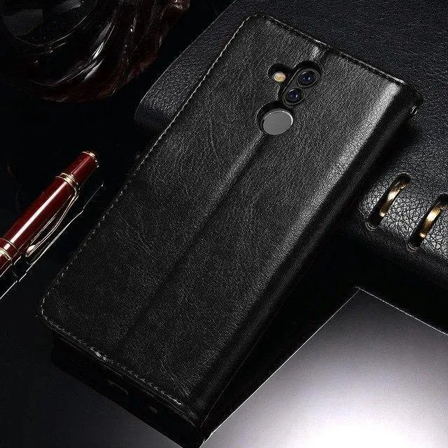 TOMKAS Luruxy Flip Fall für Huawei Mate 20 Lite 360 ​​Schützen Brieftasche Telefon Zurück Abdeckung Silikon + Leder Fall für Huawei Mate 20 Lite