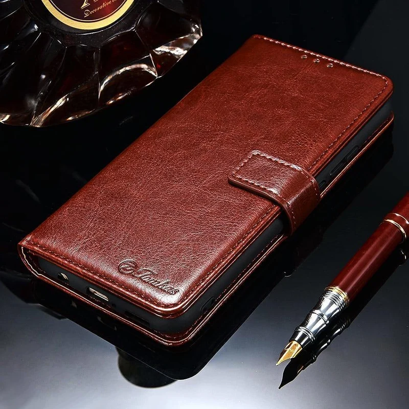 TOMKAS Luruxy Flip Fall für Huawei Mate 20 Lite 360 ​​Schützen Brieftasche Telefon Zurück Abdeckung Silikon + Leder Fall für Huawei Mate 20 Lite