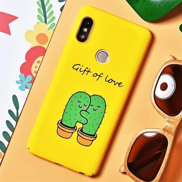 TOMKAS Niedliche Cartoon-Hülle für Xiaomi Redmi Note 5, Telefonhülle für Xiaomi Redmi 4X 5 Plus, Hüllen Mi A1, Rückseite, Lustige Nackte Banane