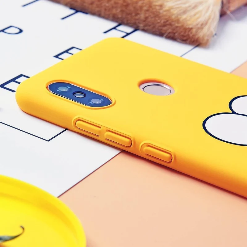 TOMKAS Niedliche Cartoon-Hülle für Xiaomi Redmi Note 5, Telefonhülle für Xiaomi Redmi 4X 5 Plus, Hüllen Mi A1, Rückseite, Lustige Nackte Banane