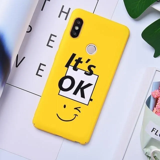 TOMKAS Niedliche Cartoon-Hülle für Xiaomi Redmi Note 5, Telefonhülle für Xiaomi Redmi 4X 5 Plus, Hüllen Mi A1, Rückseite, Lustige Nackte Banane
