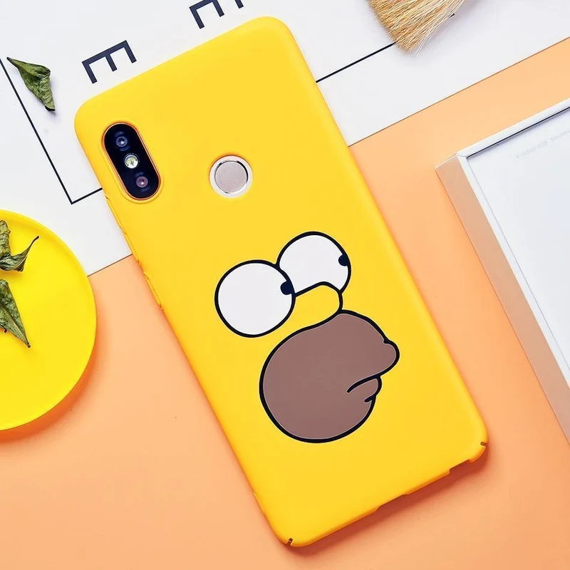 TOMKAS Niedliche Cartoon-Hülle für Xiaomi Redmi Note 5, Telefonhülle für Xiaomi Redmi 4X 5 Plus, Hüllen Mi A1, Rückseite, Lustige Nackte Banane