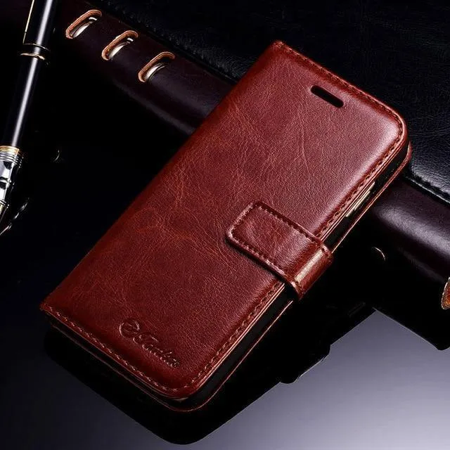 TOMKAS Hülle für iPhone 7 8 Plus PU Leder Brieftasche Stil Ständer Business Handytaschen Hüllen für iPhone X 8 7 Plus 6 Plus Hülle