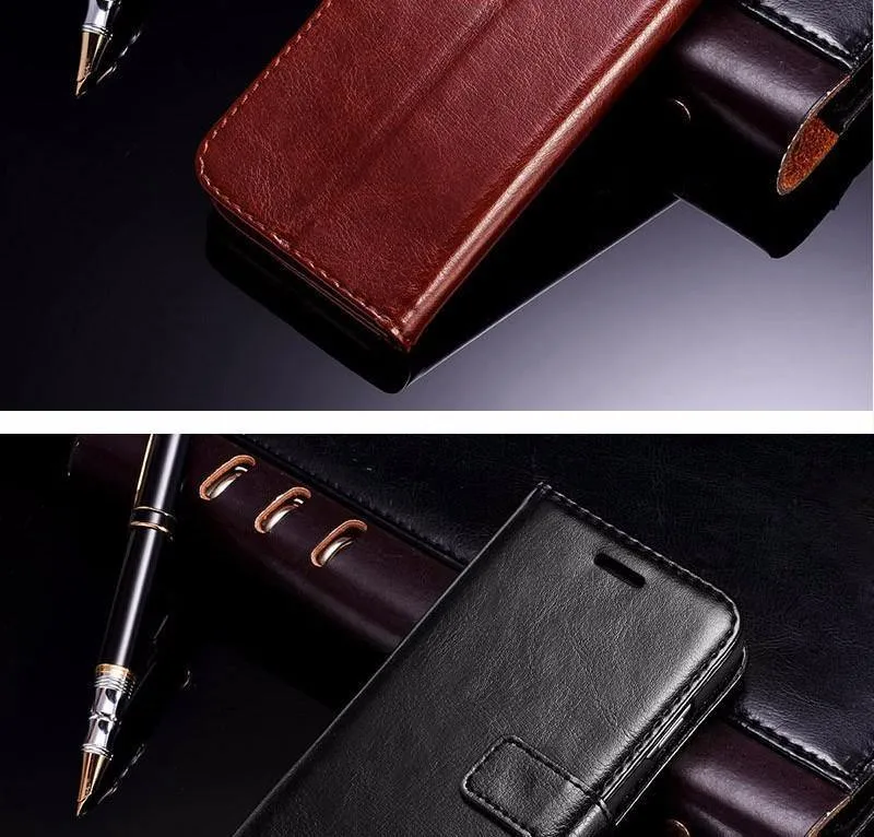 TOMKAS Hülle für iPhone 7 8 Plus PU Leder Brieftasche Stil Ständer Business Handytaschen Hüllen für iPhone X 8 7 Plus 6 Plus Hülle